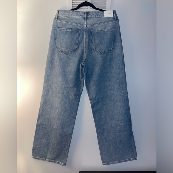 Express Wide leg High Rise Lightwash Females Size 10R - Picture 5 of 6